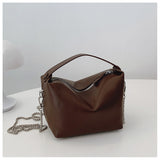 NAMCOVERSE 2025 Niche design casual women's bag 2025 new high-end chain oblique span bag Popular-style pillow bag