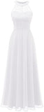 2025 's new women's sleeveless neck floral lace formal dress cocktail dress bridesmaid dress women