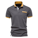 NAMCOVERSE 2025 Men's polo shirt t-shirt popular summer lapel breathable sports splicing pocket men's polo short sleeve wholesale