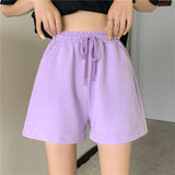 NAMCOCERSE Sweatpants Shorts Women's Wide Leg Sports Style Short Summer Thin Three-Point Casual High Waist Women's Pants Popular Pants This Year