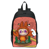 Printed Rabbit Labubu Schoolbag Elementary School Student Cartoon Cute Backpack 123 Grade Doll Boys and Girls