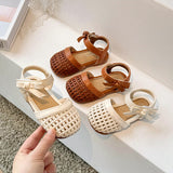 NAMCOVERSE  Girls' Closed Toe Sandals New  Summer Girls' Children's Soft-Soled Girls Shoes Casual Girls' Shoes Lightweight Sandals