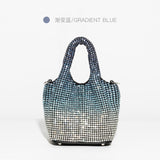 NAMCOVERSE New Cross-Border Hot Sale King Full Diamond Bag Diamond Bucket Bag Rhinestone Chain Bag Portable Messenger Bag