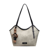NAMCOVERSE 2025 Korean version of casual commuting large-capacity bag women's popular new fashionable versatile shoulder bag student class tote bag