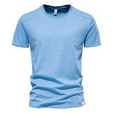 NAMCOVERSE 2025 Clearance processing Hot trade Japanese summer new round neck solid color  T-shirt loose sports skin-friendly short-sleeved top