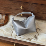 NAMCOVERSE 2025 Niche design casual women's bag 2025 new high-end chain oblique span bag Popular-style pillow bag