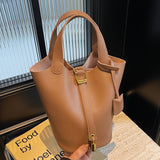 NAMCOVERSE 2025 New bag women's popular fashion versatile bucket bag high-end texture messenger bag niche design portable child and mother bag