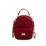 NAMCOVERSE 2025 Rhombus Chain Backpack Women's Large Capacity Casual Fashion Student Korean Edition School Bag Premium Sense Lightweight Travel Backpack