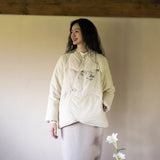 Short down jacket winter women's new Chinese-style annual jacket jacquard down jacket embroidered warm winter top B1115