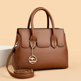2025 Bag Autumn Women's popular New Fashion Simple Handbag Elegant Temperament Mom Bag Large Capacity Commuter Women's Bag