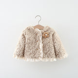 Winter 2025 new twilight cloud yarn lace wool jacket, girls' velvet thickened high-end wool sweater