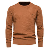 NAMCOVERSE 2025 Hot trade  New autumn and winter new men's clothing round neck pullover sweater solid color bottomed cotton knitted sweater men