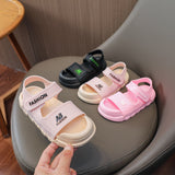 NAMCOVERSE  Children's Sandals Wholesale Baby Baby Toddler Shoes Anti-Collision Toe Holder Comfortable Soft Bottom out Students' Beach Sandals Female