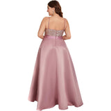 2025 Popular trade evening dress popular autumn and winter new V-neck A-shaped party dress front short and rear long dress