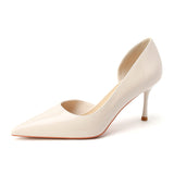 2025 775-A5 fairy style Korean version side empty high-heeled sandals women 2025 summer new pointed stiletto high heels women