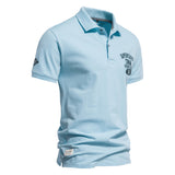 NAMCOVERSE 2025 new Popular trade New lapel cotton short-sleeved men's top solid color embroidery sports backing men's POLO