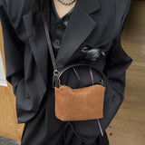NAMCOVERSE 2025Retro matte niche underarm bag popular winter new versatile women's bag popular messenger bag shoulder lunch box bag