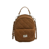 NAMCOVERSE 2025 Rhombus Chain Backpack Women's Large Capacity Casual Fashion Student Korean Edition School Bag Premium Sense Lightweight Travel Backpack