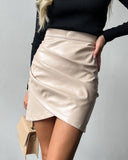 NAMCOVERSEpopular autumn and winter new temperament commuter hip wrap thin high waist nightclub short skirt New wholesale skirt hip wrap skirt