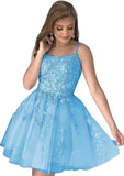 2025 Women's Homecoming Dress Short Prom Dress Lace Decal Suitable Teen Slender Strap Party Evening Dress