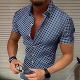 NAMCOVERSE 2025 Men's Popular trade Popularan size shirt Popularan cool New men's short-sleeved shirt polka dot printed top