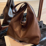 NAMCOVERSE 2025 n retro college style large-capacity bag women's popular autumn and winter new Maillard slack soft pitot bag