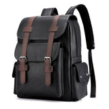 NAMCOVERSE 2025popular large-capacity soft leather men's and women's backpacks, casual trendy men's college and middle school students' schoolbags, computer travel backpacks