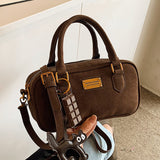 NAMCOVERSE 2025 Premium retro matte bowling bag women's popular new shoulder messenger bag casual versatile fashion handbag