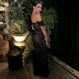 2025 wish New hot-selling dress women, summer new fashionable and sexy splicing halter suspender dress