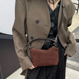 NAMCOVERSE 2025Retro matte niche underarm bag popular winter new versatile women's bag popular messenger bag shoulder lunch box bag