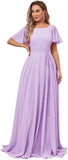 2025 2025 evening dresses fashion new bridesmaid dresses with long split ends, fashion trend chiffon formal dresses
