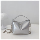 NAMCOVERSE 2025 Niche design casual women's bag 2025 new high-end chain oblique span bag Popular-style pillow bag
