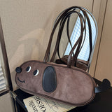 NAMCOVERSE 2025 Underarm work commuter bag women's large capacity popular new niche cartoon messenger bag women's versatile baguette bag