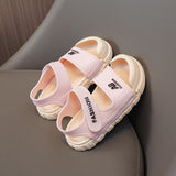 NAMCOVERSE  Children's Sandals Wholesale Baby Baby Toddler Shoes Anti-Collision Toe Holder Comfortable Soft Bottom out Students' Beach Sandals Female