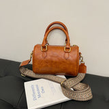 NAMCOVERSE 2025 Niche design bowling bag women's bag popular new fashion retro Boston bag portable shoulder bag messenger bag