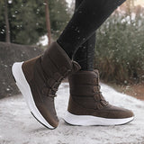 namcoverse Women Boots Winter White Snow Boot Short Style Upper Non-Slip Quality Plush Botas  Invierno Platform Shoes  Botas Mujer