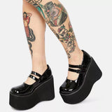 namcoverse   Summer Women's Shoes Platform Shoes  Mary Jane Shoes  Womens Platform Heels Ladies Punk Goth Thick Sole Sapato Feminino