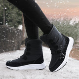 namcoverse Women Boots Winter White Snow Boot Short Style Upper Non-Slip Quality Plush Botas  Invierno Platform Shoes  Botas Mujer