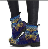 namcoverse Skull Flower Print High-Top Boots Women Boot Autumn Winter Fashion Women Tooling Ankle Boots Women Boots Women Botas Mujer