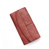 namcoverse - Vintage Trifold Wallet Women Long PU Leather Wallet Female Clutch Purse Hasp Female Phone Bag Girl Card Bags Ladies High Quality