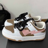 Black Friday namcoverse  Retro Vulcanized Sneakers Women Casual Shoes Breathable Light Flat Shoes Women Walking Sneakers Couple Shoes Large Size 36-44