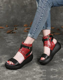 namcoverse Leather Platform Sandals Boots