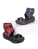 namcoverse Leather Platform Sandals Boots