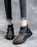 namcoverse Mesh Soft Soles Round Toe Ankle Boots