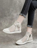 namcoverse Soft Leather Mesh Sandals Boots