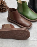 namcoverse Autumn Soft Leather Boots