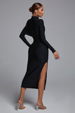 namcoverse Zalca Cutout Maxi Bandage Dress