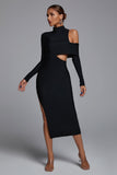 namcoverse Zalca Cutout Maxi Bandage Dress