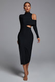 namcoverse Zalca Cutout Maxi Bandage Dress