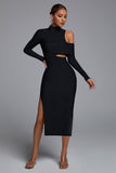 namcoverse Zalca Cutout Maxi Bandage Dress